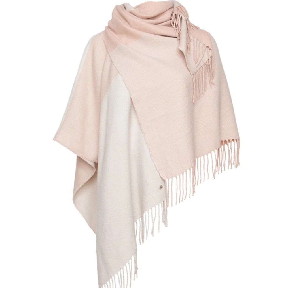 SOIA & KYO Woven Scarfigan with Fringe New With Tags